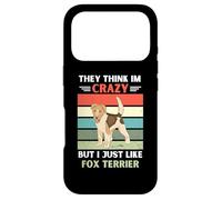 Custodia per iPhone 17 Pro Vintage pensano che io sia pazzo, ma mi piace proprio il cane Fox Terrier