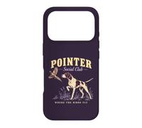 Custodia per iPhone 17 Pro Vintage Pointer Bird Caccia Cane Dove Gli Uccelli Volano