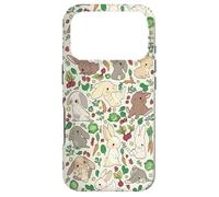Custodia per iPhone 17 Pro Vintage Retro Mini Holland Lop Bunny Rabbit Lover Pattern