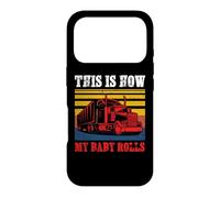 Custodia per iPhone 17 Pro Vintage Trucker This Is How My Baby Rolls Truck Driver