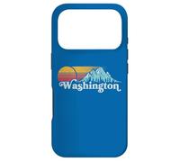 Custodia per iPhone 17 Pro Vintage Washington State Retro Distressed Mountains Graphic
