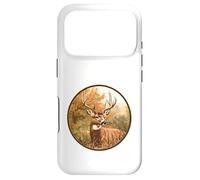 Custodia per iPhone 17 Pro Vintage Whitetail Buck Deer Retro Graphic Design Per Cacciatori
