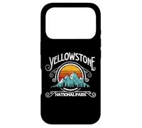 Custodia per iPhone 17 Pro Vintage Yellowstone National Park Retro Mountains Design