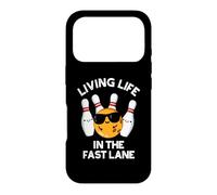 Custodia per iPhone 17 Pro Vivere come nella corsia di sorpasso Divertente gioco di parole da bowling