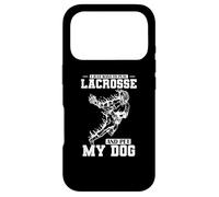Custodia per iPhone 17 Pro Voglio solo giocare a Lacrosse e accarezzare il mio Cane