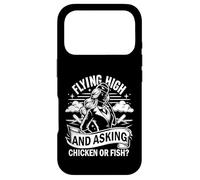 Custodia per iPhone 17 Pro Volare in alto e chiedere assistente di volo di pollo o pesce