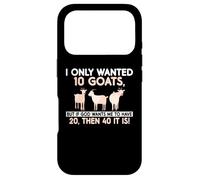 Custodia per iPhone 17 Pro Volevo solo 10 Capre ma Dio vuole che io abbia 20 40 è