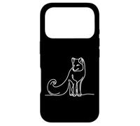 Custodia per iPhone 17 Pro Volpe Arte Lineare Fauna Selvatica Disegno