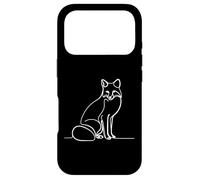 Custodia per iPhone 17 Pro Volpe Line Art Minimalista Fauna Natura