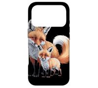 Custodia per iPhone 17 Pro Volpe Madre e Cucciolo Natura