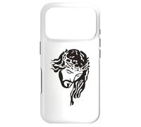 Custodia per iPhone 17 Pro Volto di Gesù Cristo che guarda verso il basso nella chiesa