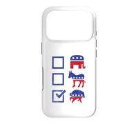 Custodia per iPhone 17 Pro Votazione USA Democratico Procione repubblicano Casella di controllo americana
