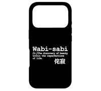 Custodia per iPhone 17 Pro Wabi-Sabi Giapponese Imparare la Lingua Poeta Parola Frase Scrittura