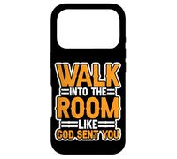 Custodia per iPhone 17 Pro Walk Into The Room Like God Sent You Mentalità -