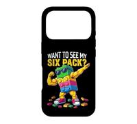Custodia per iPhone 17 Pro Want To See MY Six Pack Funny Blocks Bricks Master Builder