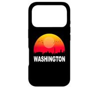 Custodia per iPhone 17 Pro Washington DC Vintage Sunset Retro City State USA