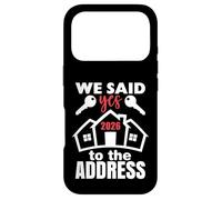 Custodia per iPhone 17 Pro We Said Yes To The Address 2026 First Time Homeowner Couples