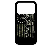 Custodia per iPhone 17 Pro We The People - Divertente bandiera USA mimetica AR15 militare Pro Gun