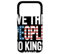 Custodia per iPhone 17 Pro We The People No Kings Serve Bandiera USA Libertà Patriota
