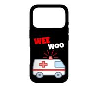 Custodia per iPhone 17 Pro Wee Woo Funny Ambulance EMR EMS Paramedic First Responder