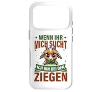 Custodia per iPhone 17 Pro Wenn Ihr Mich Sucht Ich Bin Bei Den Ziegen Capra Capre