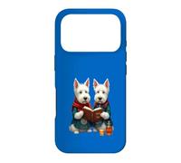 Custodia per iPhone 17 Pro West Highland Terrier leggendo la poesia di Robert Burns