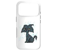 Custodia per iPhone 17 Pro Wet Cat in Rain Funny Relatable Mood