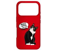 Custodia per iPhone 17 Pro What is wrong with you? Cat Funny Humor