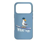 Custodia per iPhone 17 Pro WHAT SUP Beaches Gabbiano in stand up paddling casuale