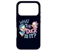Custodia per iPhone 17 Pro What the Duck Is It Gender Reveal Baby Shower Party