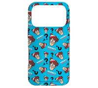 Custodia per iPhone 17 Pro Where’s Waldo Faces and Question Marks All-Over Print