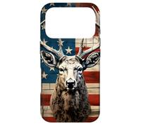 Custodia per iPhone 17 Pro Whitetail Deer Buck Hunting Vintage Hunter American USA