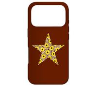 Custodia per iPhone 17 Pro Wild & Bright - Stampa leopardata a forma di stella con girasole