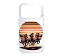 Custodia per iPhone 17 Pro Wild Horses Running Free Equestrian Horse Lover