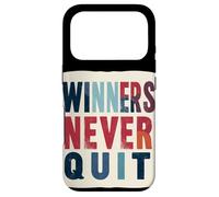 Custodia per iPhone 17 Pro Winners Never Quit - Costume dichiarazione