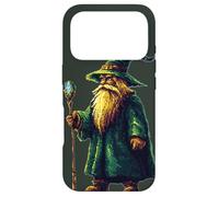 Custodia per iPhone 17 Pro Wise Wizard in stile retrò pixel art per bambini, ragazze e ragazzi