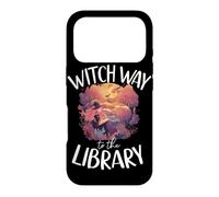 Custodia per iPhone 17 Pro Witch Way to the Library Libro spettrale di Halloween Witch Lover