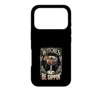 Custodia per iPhone 17 Pro Witches Be Sippin Witch, cocktail retrò per Halloween