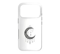 Custodia per iPhone 17 Pro Witchy Crescent Moon Gothic Celestial Lunar Design