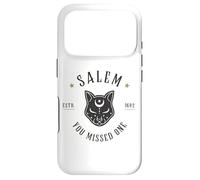 Custodia per iPhone 17 Pro Witchy Salem Halloween Women 1692 mistica strega gatto nero