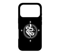 Custodia per iPhone 17 Pro Witchy Tarocchi Serpente Accademia Oscura Estetica Celeste Boho
