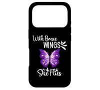 Custodia per iPhone 17 Pro With Brave Wings She Flies Sign She Flies With Her Own Wings