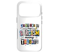 Custodia per iPhone 17 Pro Witty Sarcasm Molti Talenti Detto Umoristico