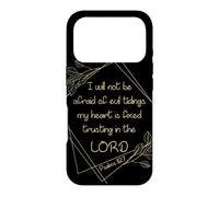 Custodia per iPhone 17 Pro Women’s Christian Bible Verse: I Will Not Be Afraid of Evil