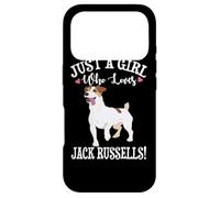 Custodia per iPhone 17 Pro Womens Just A Girl Who Loves Jack Russell Terriers Lover