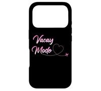 Custodia per iPhone 17 Pro Women's Vacay Mode Travel & Vacation Cute Graphic Quote