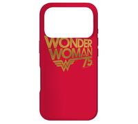 Custodia per iPhone 17 Pro Wonder Woman 75th Anniversary Gold Logo