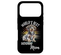 Custodia per iPhone 17 Pro World's Best Dachshund Mom Wire Haired Dog Doxie Mom