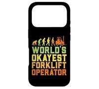 Custodia per iPhone 17 Pro World's Okayest Certified Forklift Operator Evolution