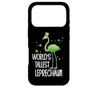 Custodia per iPhone 17 Pro World's Tallest Leprechaun St Patricks Flamingo Shenanigans